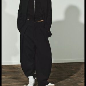 Zara Black Wide-Leg Pants